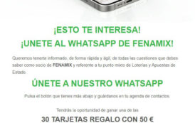 Nueva Plataforma Whatsapp FENAMIX