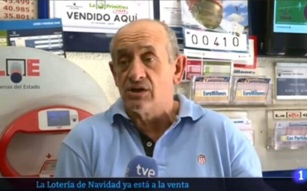 Reportaje en TVE La Rioja sobre la lotería de Navidad por terminal